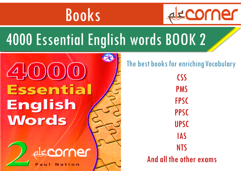 4000 Essential English Words 2 PDF BOOK