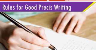 Rules for Good Precis Writing