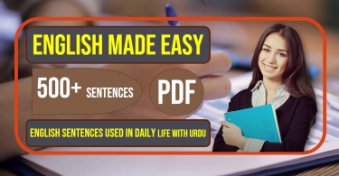 English to Urdu Sentences | Spoken English Set 16, With PDF