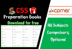 CSS Preparation books for download PDF for free. Compulsory and optional subjects books for css preparation. English, Geography, Current affairs, US History