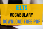 IELTS English vocabulary Synonyms and Antonyms