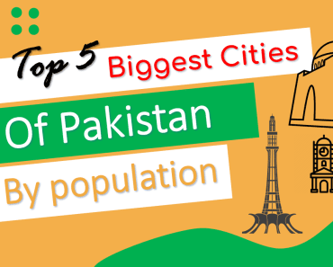 Top 5 Biggest Cities of Pakistan by Population