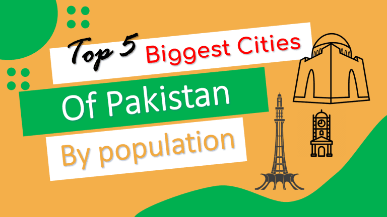 Top 5 Biggest Cities of Pakistan by Population